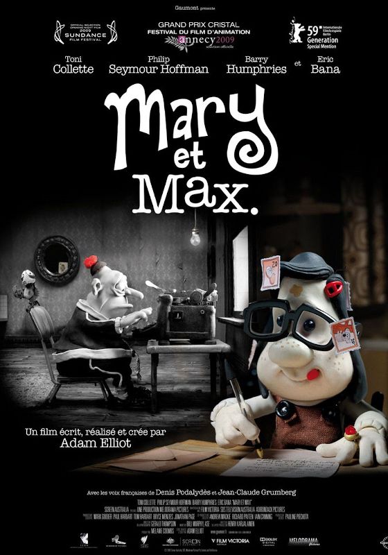 Mary and Max                เด็กหญิงแมรี่ กับ เพื่อนซี้ ช็อคโก้-แม็กซ์                2009